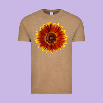 Little Becka Sunflower Vintage Tee Designed By Lillyallendesigns