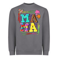 Storm Autism Mama Heavyweight Sweatshirt - NancyCooperArtShop