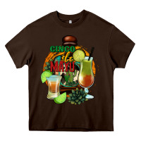 Chocolate Brown Cinco de Mayo Heavy Core Tee - Jasminsmagicworld