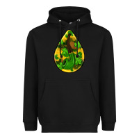 Black st.patrick's teardrop earrings Heavyweight Hoodie - FaDigitalArtStudio