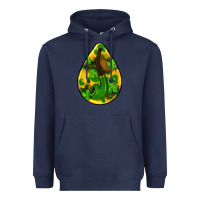 Navy st.patrick's teardrop earrings Heavyweight Hoodie - FaDigitalArtStudio