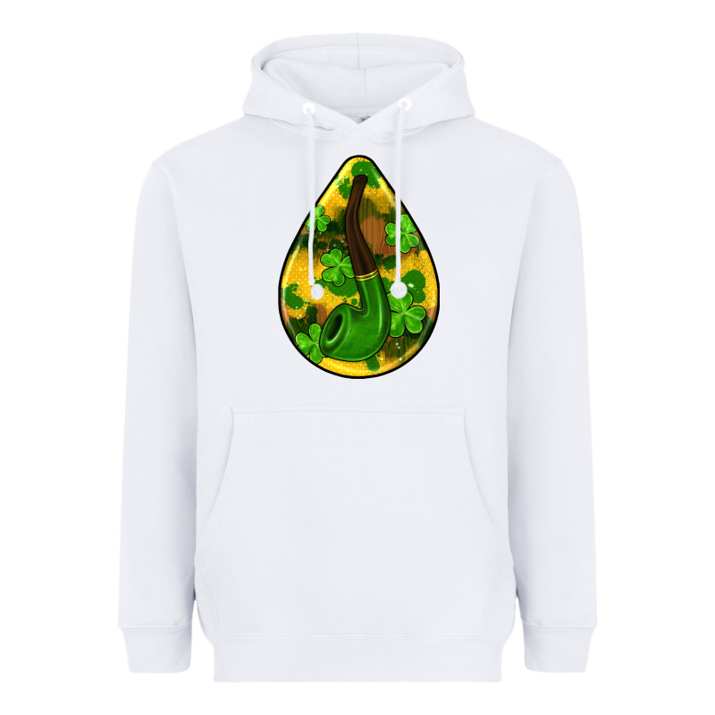 St.patrick's Teardrop Earrings Heavyweight Hoodie by FaDigitalArtStudio | Teevron