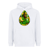 White st.patrick's teardrop earrings Heavyweight Hoodie - FaDigitalArtStudio