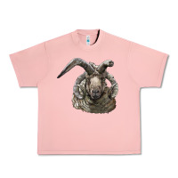 Salmon navajo churro sheep head Urban Heavy Tee - LillyAllenDesigns