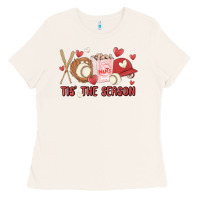 Bone tis the season baseball Ladies Tee - MaliasSmallBusiness