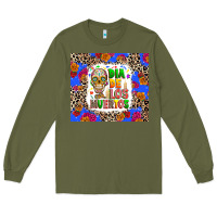 Army Green Dia de los muertos Long Sleeve Tee - RanaPortraitStore