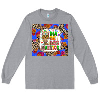 Heather Grey Dia de los muertos Long Sleeve Tee - RanaPortraitStore