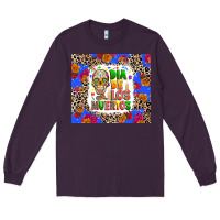 Plum Dia de los muertos Long Sleeve Tee - RanaPortraitStore