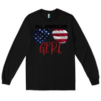 Black All American Girl Long Sleeve Tee - Bettercallsaul