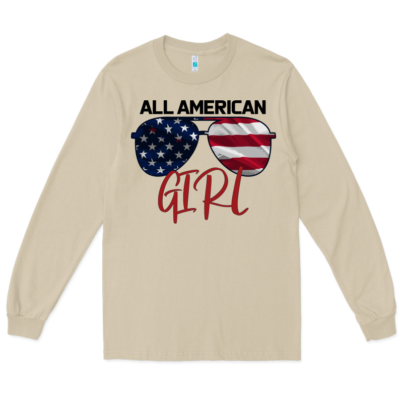 All American Girl Long Sleeve Tee by Bettercallsaul | Teevron