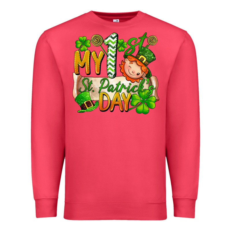 My 1'st St Patrick's Day Premium Sweatshirt by FaDigitalArtStudio | Teevron