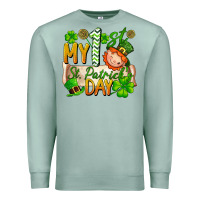 Seafoam my 1'st st patrick's day Premium Sweatshirt - FaDigitalArtStudio