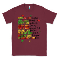 Burgundy inspiring black leaders juneteenth Classic Tee - LillyAllenDesigns