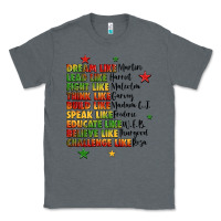 Charcoal Heather inspiring black leaders juneteenth Classic Tee - LillyAllenDesigns