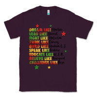 Plum inspiring black leaders juneteenth Classic Tee - LillyAllenDesigns
