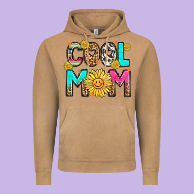 Cool Mom Vintage Hoodie Designed By Lillyallendesigns