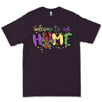 Plum welcome to our home Premium Tee - MaliasSmallBusiness