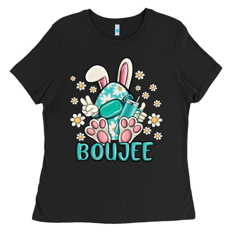 Boujee  Easter  Egg Ladies Tee by MaliasSmallBusiness | Teevron