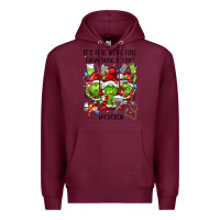 Burgundy a progressive care unit nurse or pcu nurse Premium Hoodie - FaDigitalArtStudio