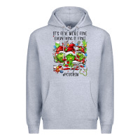 Heather Grey a progressive care unit nurse or pcu nurse Premium Hoodie - FaDigitalArtStudio
