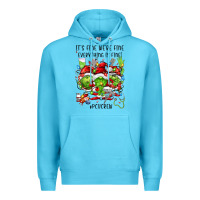 Ocean Blue a progressive care unit nurse or pcu nurse Premium Hoodie - FaDigitalArtStudio