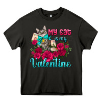 Asphalt my cat is my valentine Heavy Core Tee - AdoDesignShop