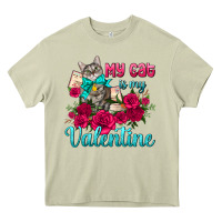 Mossy my cat is my valentine Heavy Core Tee - AdoDesignShop