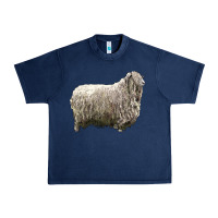 Navy lincoln sheep Urban Heavy Tee - LillyAllenDesigns