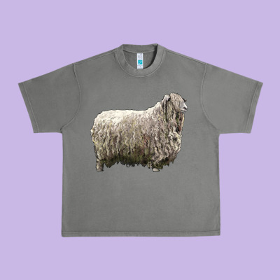 Lincoln Sheep Urban Heavy Tee Designed By Lillyallendesigns
