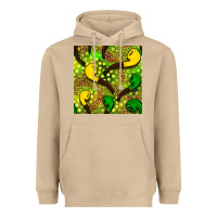 Mushroom St. Patrick's pipe pattern digital paper Heavyweight Hoodie - BundleAndBundleShop