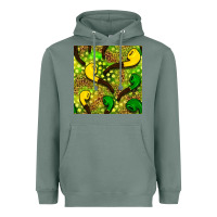 Sage St. Patrick's pipe pattern digital paper Heavyweight Hoodie - BundleAndBundleShop