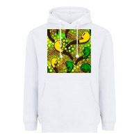 White St. Patrick's pipe pattern digital paper Heavyweight Hoodie - BundleAndBundleShop