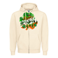 Sandshell Happy St. Patrick's Day Zipper Hoodie - CowGirlArtShop