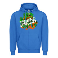 True Royal Happy St. Patrick's Day Zipper Hoodie - CowGirlArtShop