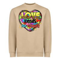 Mushroom Love needs no words Heavyweight Sweatshirt - NancyCooperArtShop