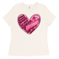 Bone heart breast cancer Ladies Tee - MaliasSmallBusiness
