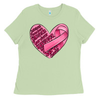 Matcha heart breast cancer Ladies Tee - MaliasSmallBusiness