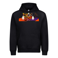 Black Trick Or Treat Baby Chimpanzee Urban Hoodie - LillyAllenDesigns