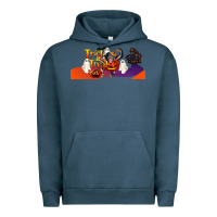 Pigment Midnight Navy Trick Or Treat Baby Chimpanzee Urban Hoodie - LillyAllenDesigns