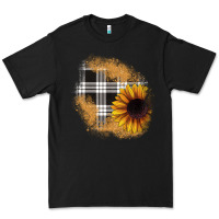 Black sunflower christmas patch Premium Tee - JahusDesignShop