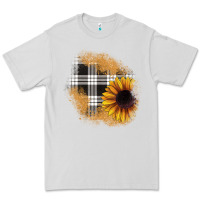 Dove Grey sunflower christmas patch Premium Tee - JahusDesignShop