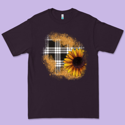 Sunflower Christmas Patch Premium Tee Designed By Jahusdesignshop