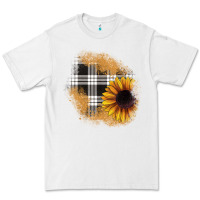 White sunflower christmas patch Premium Tee - JahusDesignShop