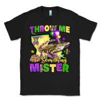 Black throw me something mister louisiana mardi gras Classic Tee - LillyAllenDesigns