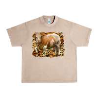 French Oak western simmental bull Urban Heavy Tee - LillyAllenDesigns