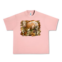 Salmon western simmental bull Urban Heavy Tee - LillyAllenDesigns