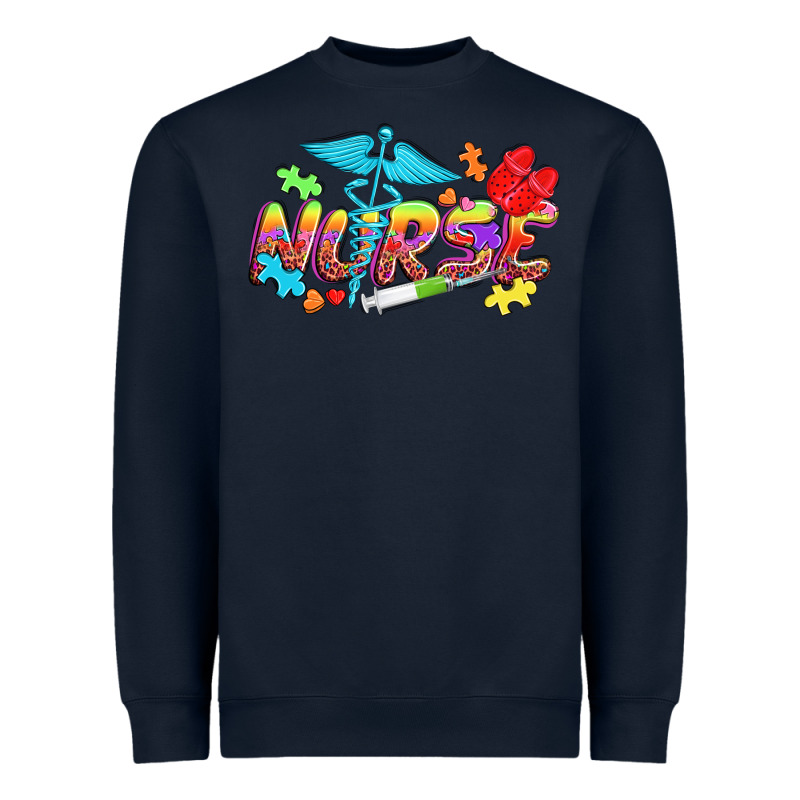 Autism Nurse Heavyweight Sweatshirt by NancyCooperArtShop | Teevron