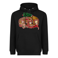 Black caravan gingerbread Heavyweight Hoodie - FaDigitalArtStudio