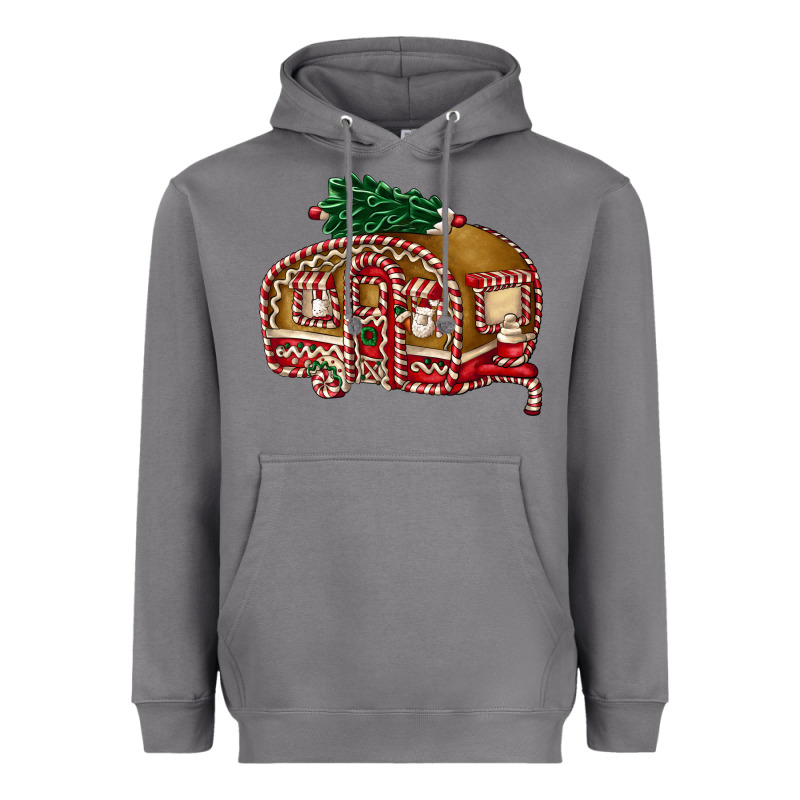 Caravan Gingerbread Heavyweight Hoodie by FaDigitalArtStudio | Teevron