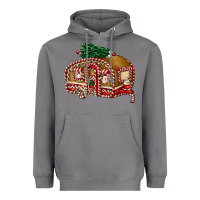 Storm caravan gingerbread Heavyweight Hoodie - FaDigitalArtStudio